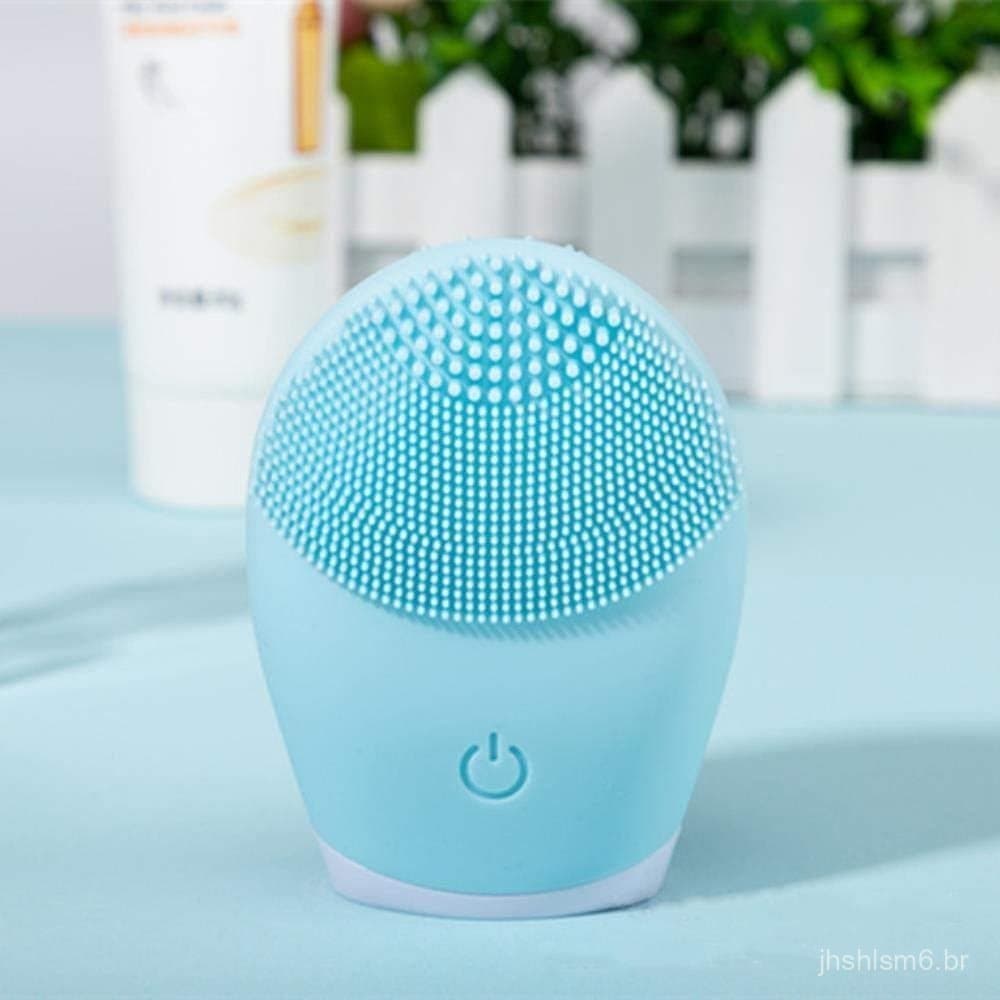 Escova de Limpeza Facial, Escova de Limpeza Elétrica para o Rosto, Massageador Facial de Silicone, Escova de Limpeza com