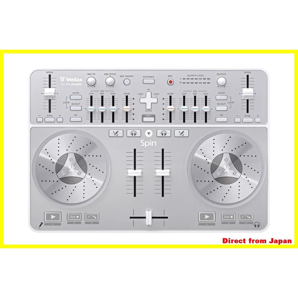 Direct from JapanVestax SPIN DJ Controller USB Audio Interface for Mac