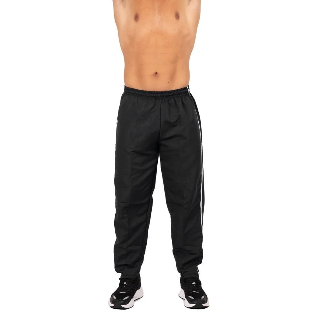Calça Tactel Masculina - Preto e Branco - GG