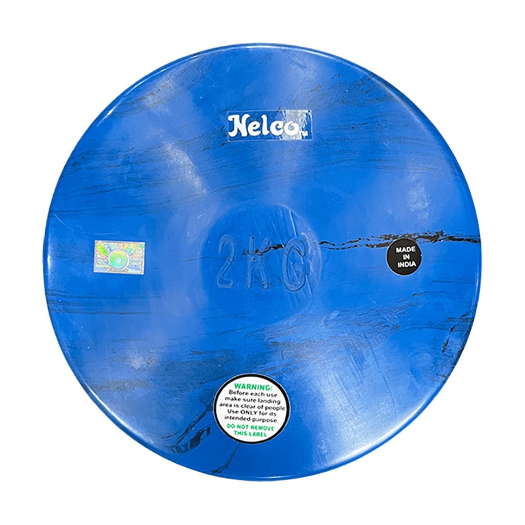 Disco de Atletismo em Borracha Fusionada - 2KG - NELCO