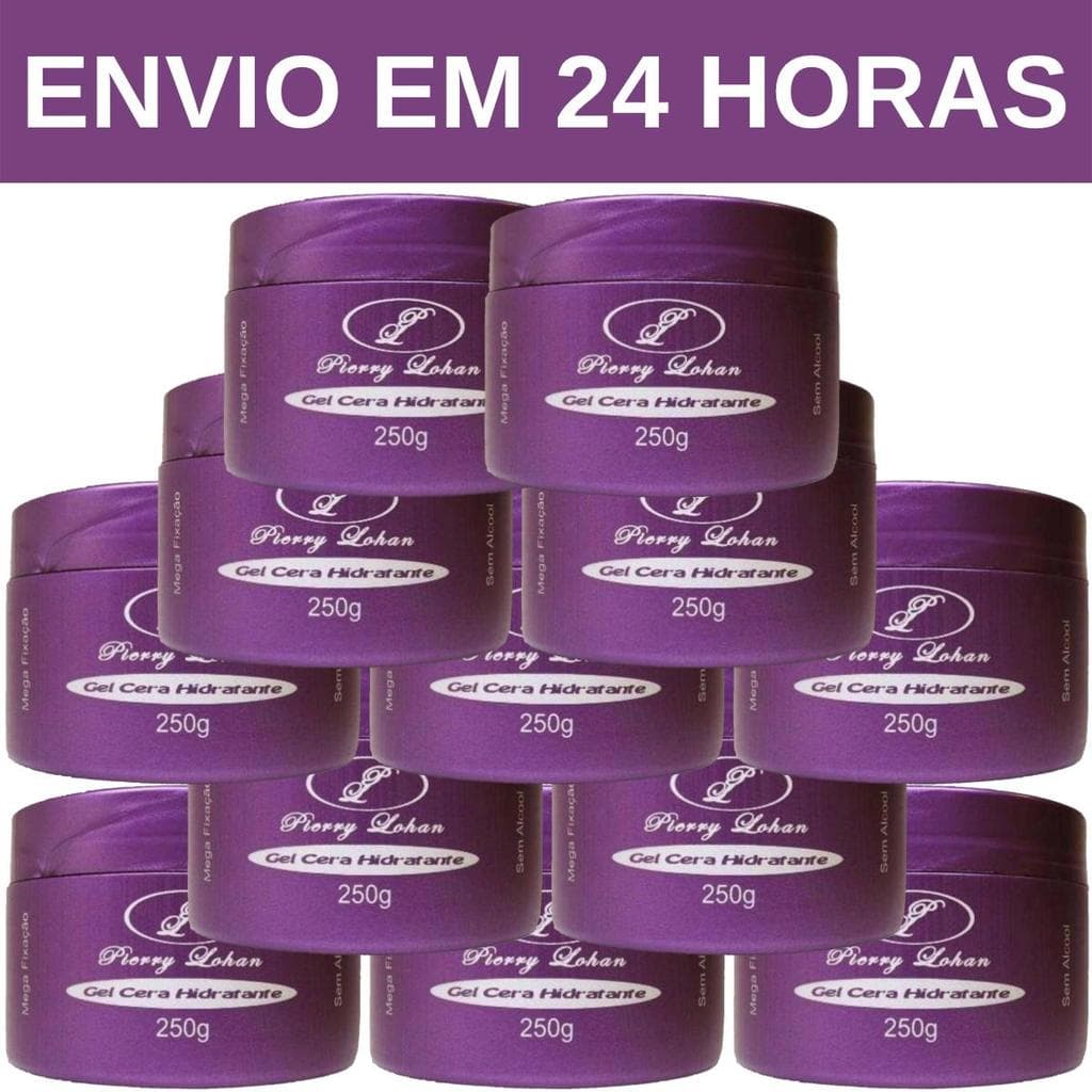 Kit 24 Unidades Gel Cera Ou Cola Pierry Lohan 250g Envio 24h