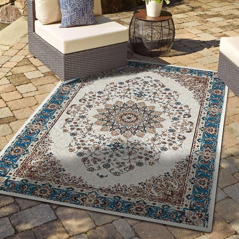 [Novo produto] tapete persa boêmio retrô turco tapete para pés país americano sala de estar quarto mesa de centro tapete