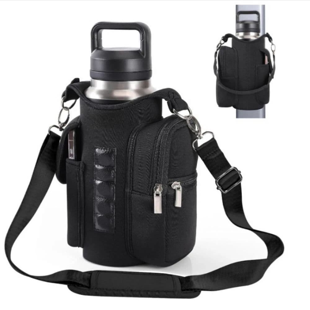 Bolsa para garrafa de água XH Fitness, grande capacidade, bolsa para garrafa de água específica para academia, bolsa de