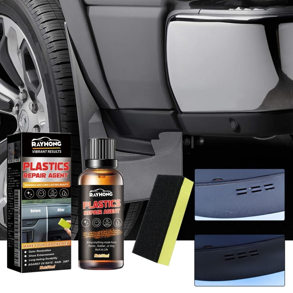 Limpador Restaurador De Plástico Interior Do Carro 50ml Protetor De Brilho Painel