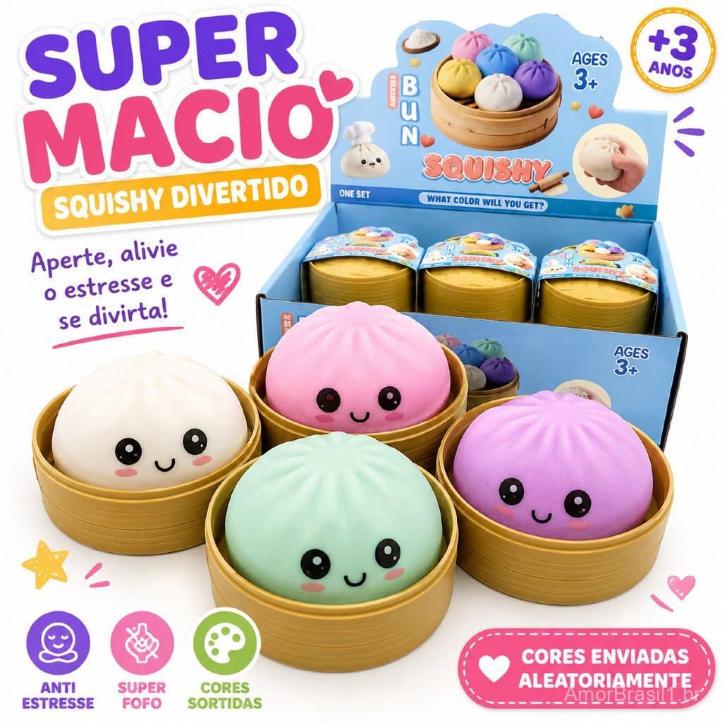 Squishy brinquedo infantil anti estresse kawaii brinquedo macio apertar fidget toy relaxante brinquedo fofo presente