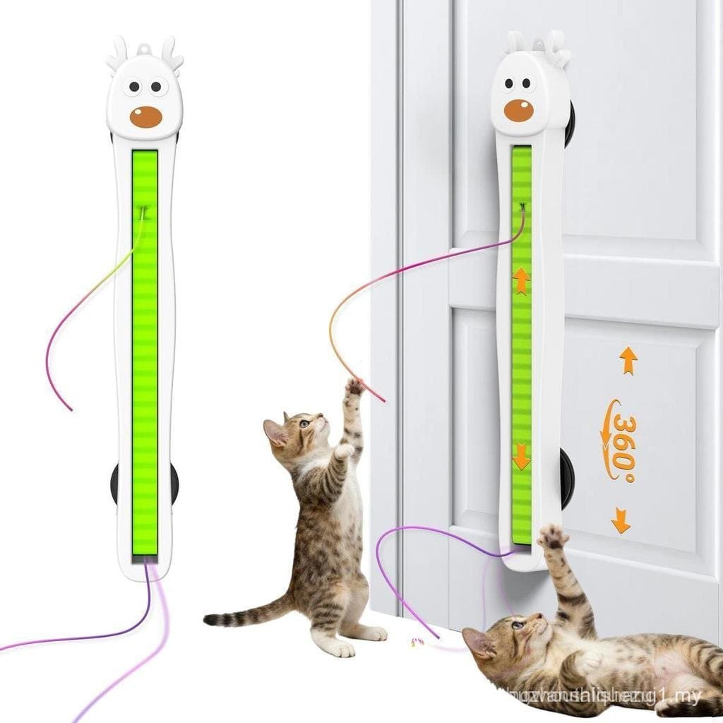 Brinquedos Interativos para Gatos de Interior, Brinquedo Elétrico Automático com Cordas Voadoras para Gatos - Melhor Bri