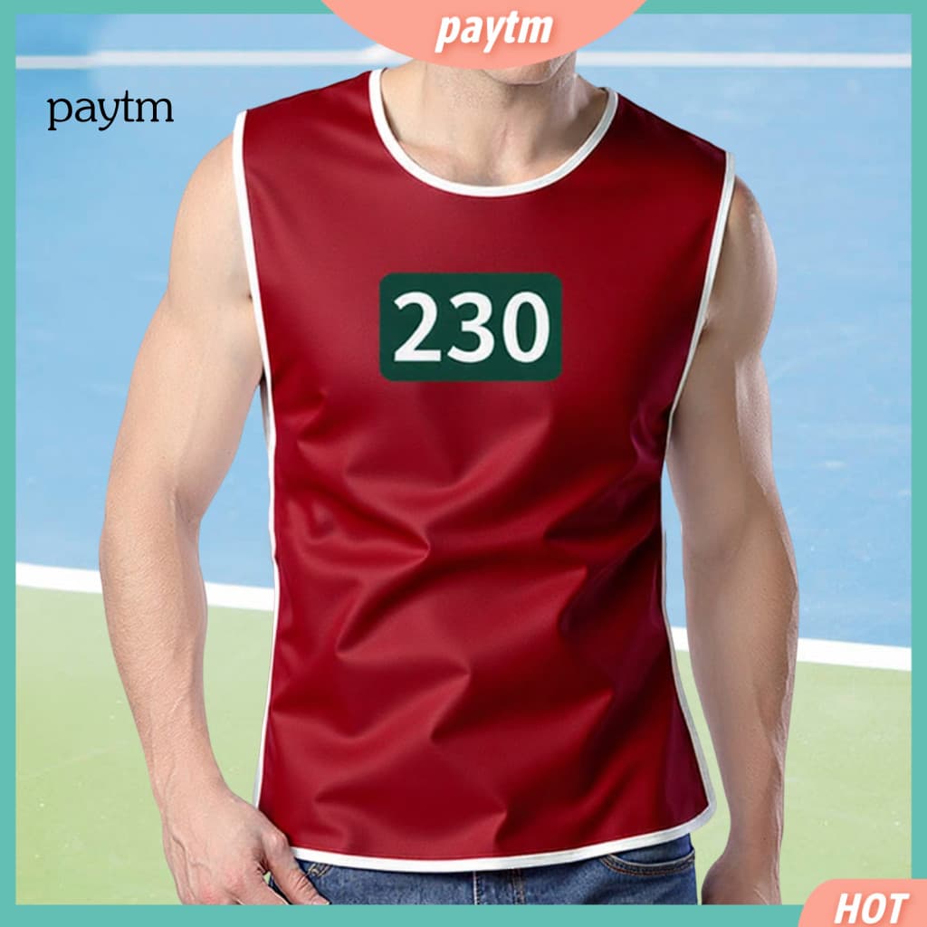 Party Jogging Pants Personalized Sweatshirt Cosplay Costume Calamari Games 3-piece Tracksuit Set – Unisex Jacket Vest