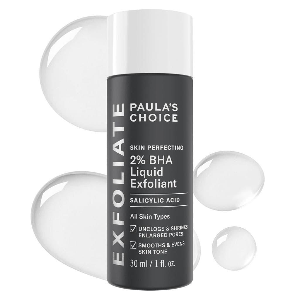 Paula's Choice SKIN PERFECTING 2% BHA Esfoliante Líquido com Ácido Salicílico, Polidor Facial para Poros, Rugas e Linhas