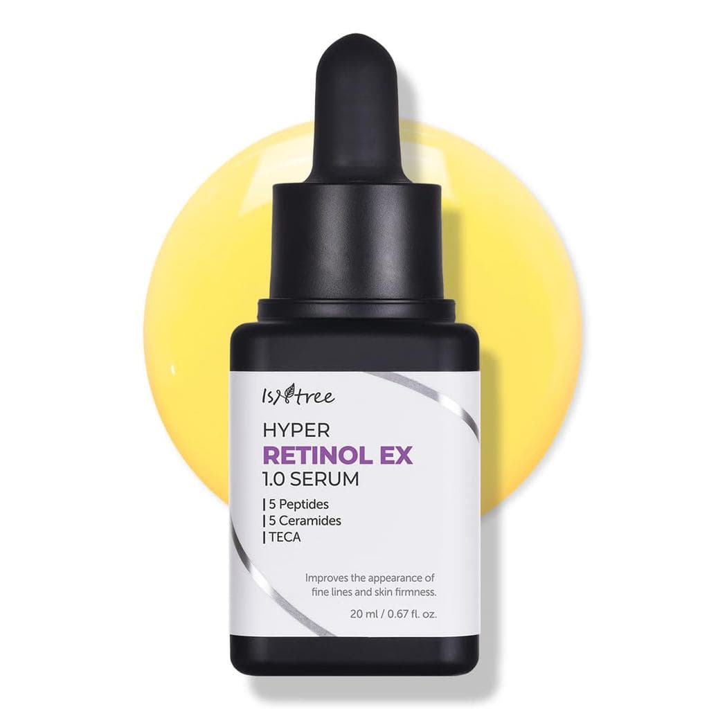 ISNTREE Hyper Retinol EX 1.0 Sérum 20ml |   5 Peptídeos |   5 Cermaides |   Ajuda a Reduzir Linhas Finas