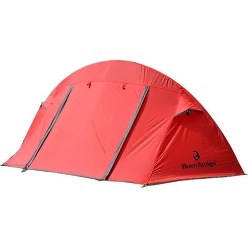Barraca Camping Azteq Stranger 1 Nautika Vermelha 1 Pessoa Duralumínio Mosquiteiro 3000mm