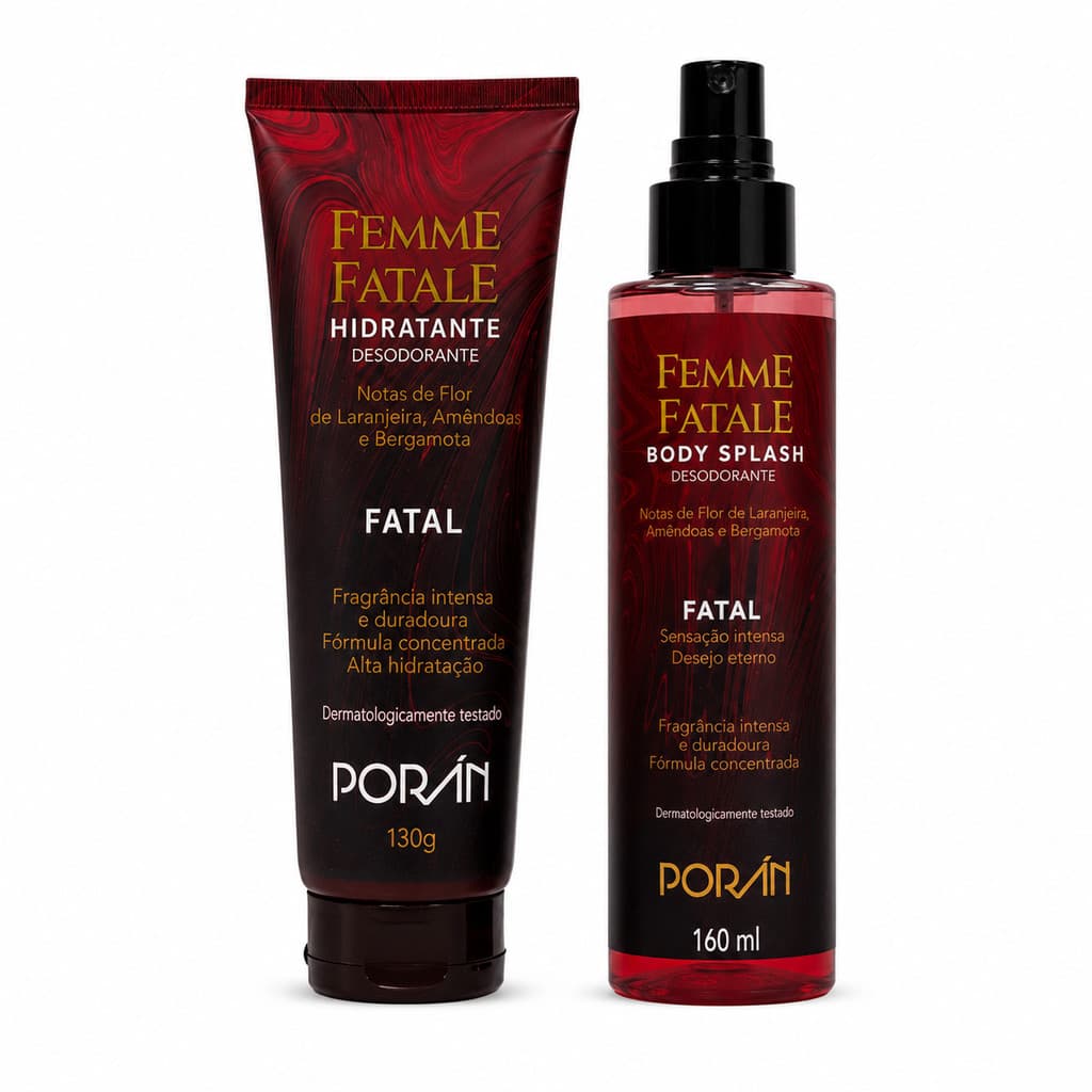 PORAN DUO KIT FEMME FATAL BODY SPLASH E HIDRATANTE