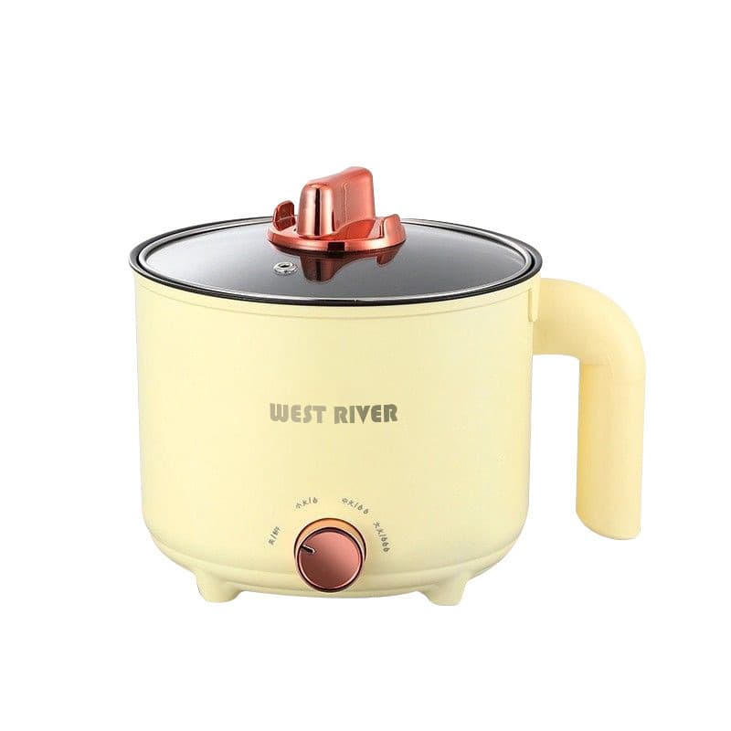 Panela elétrica multifuncional doméstica panela pequena dormitório estudantil macarrão cozinhar panela quente panela de