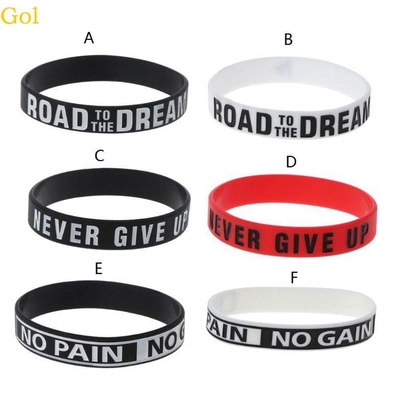Pulseiras Inspiradoras Silicone Faixa Borracha Para Famílias