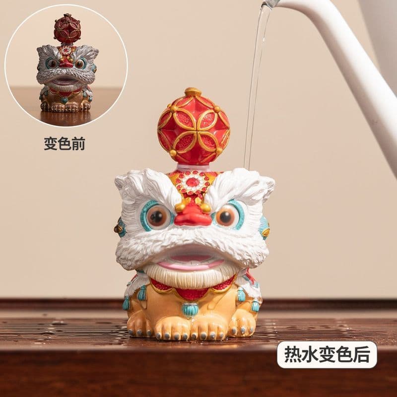 2025 novo estilo de mudança de cor chá Pet ornamentos Boutique pode levantar criativo High-End chá jogar mesa chá conjun