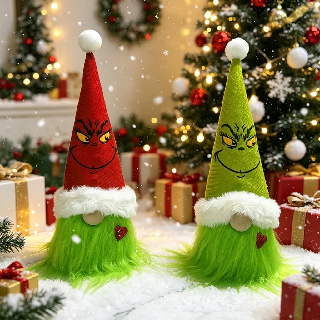 Boneca sem rosto natal greeny greeny greeny monstro boneca anão decorações de natal decorações para casa