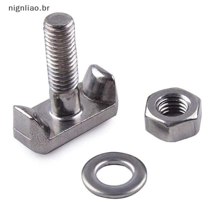 nignliao T-Bolts Parafuso De Aço Inoxidável M6 Conectores De Terminal De Bateria Conector BR