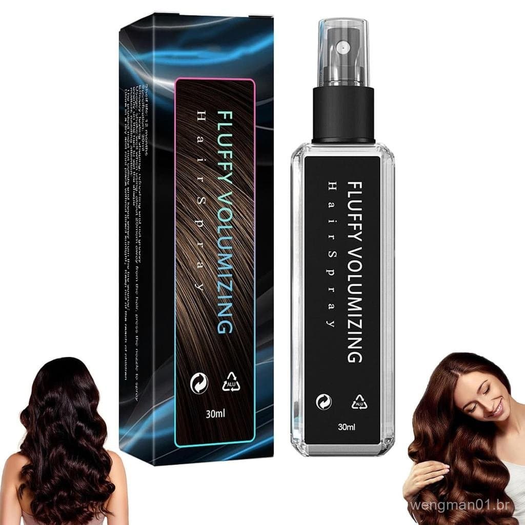 Spray Volumizador e Espessante para Cabelo com Proteína Vegetal Natural Continentau, Spray para Cabelo Volumoso e Espess