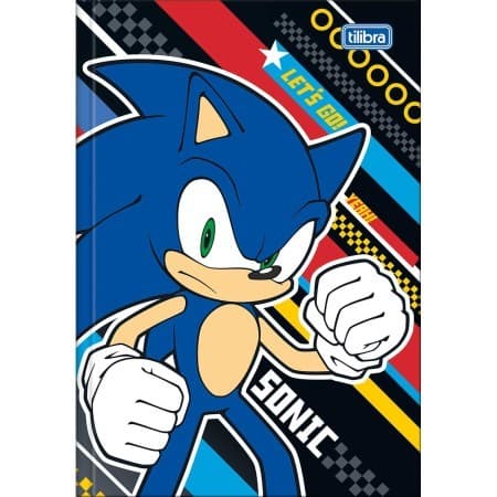 Caderno Brochura Capa Dura Sonic 80 Folhas Tilibra
