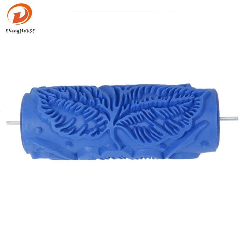 [Novo C] Rolo Padrão floral Azul De 15 Cm