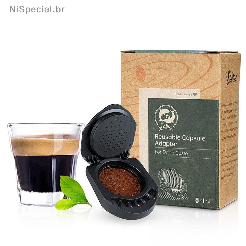 [Nis] Adaptador De Cápsula Reutilizável Para Café Dolce Gusto Conversível Com Genio [BR]