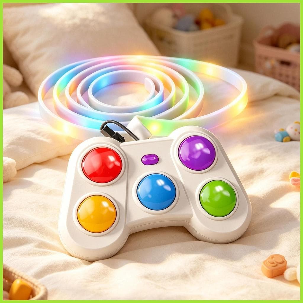 Jogos Eletrônicos Portáteis Brinquedos De Ritmo Portátil Com Luz Sonora Crianças Educativos Para Meninos Meninas Idades