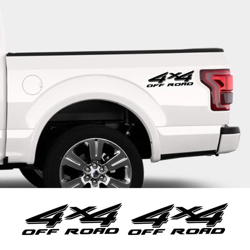 Decalques Laterais Do Porta-Malas Traseiro Carro Para Ford Série F F150 250 350 Captador Corpo Adesivo Caminhão Vinil 4x