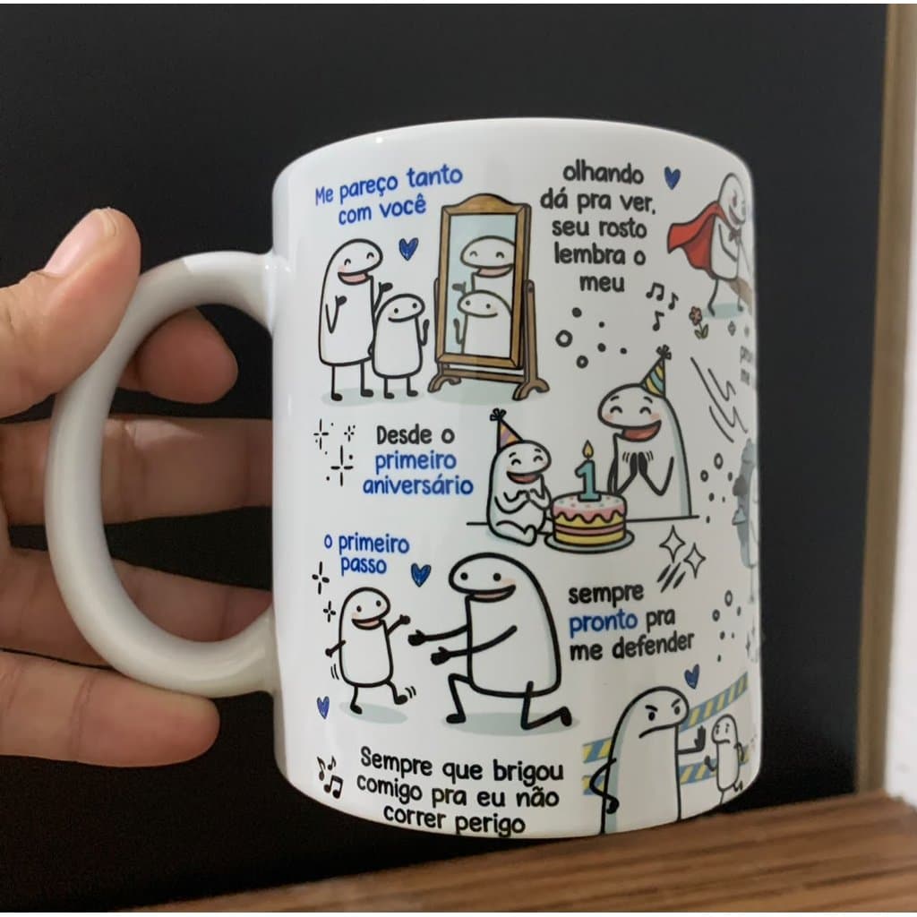 Caneca personalizada dia dos Pais - 11 VIDAS