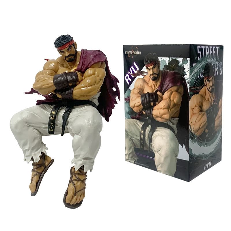 14cm em estoque: Segway Street Fighter 6, brinquedo de personagem de desenho animado Shino Takahiro SF, modelo em PVC, f