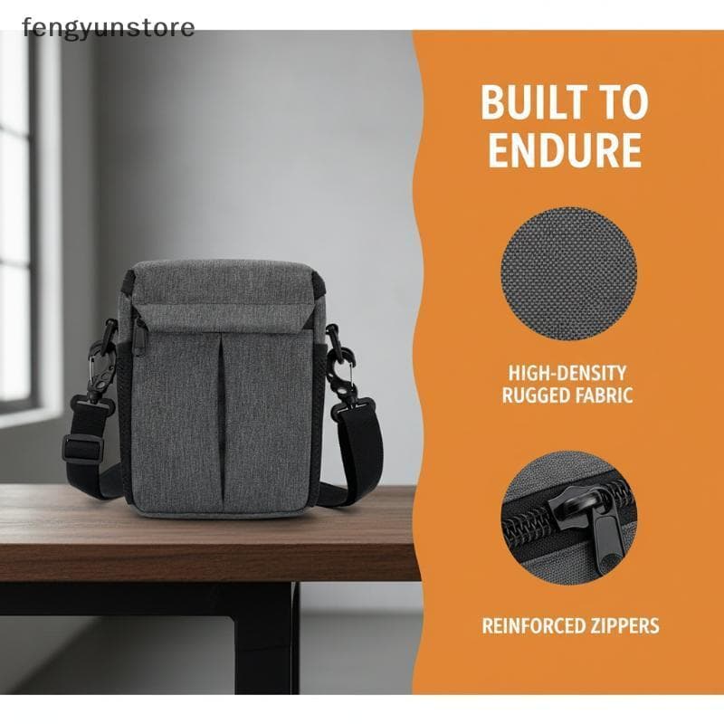 Shoproof Universal Pequena Câmera Saco Ajustável Crossbody Ombro Carry Bolsa Para Ação Vlog Câmeras Digitais Viagem