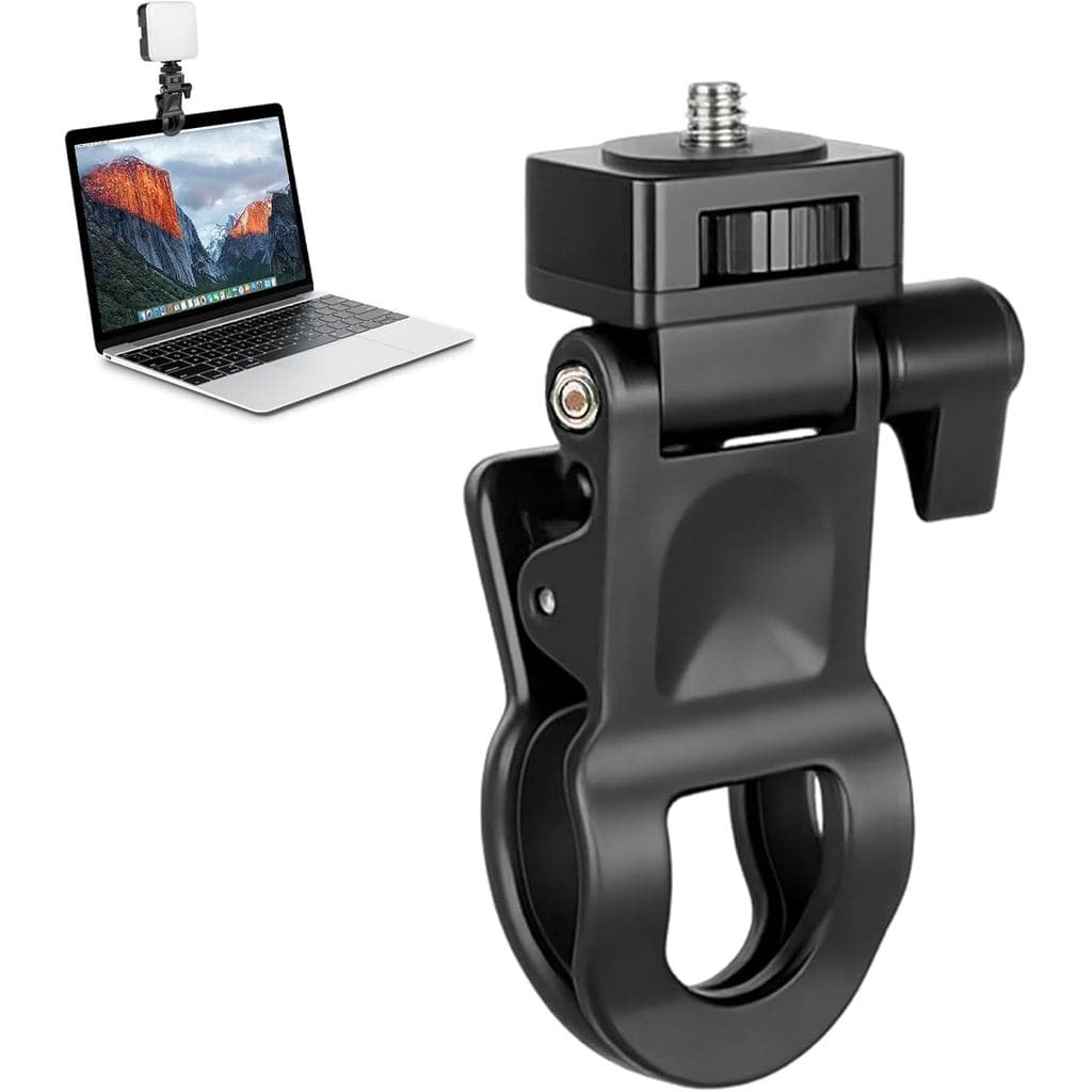 Luz de Selfie para Telefone com Clipe – Luz Portátil com Clipe para Telefone, Câmera, Laptop, Webcam, Tripé com Montagem