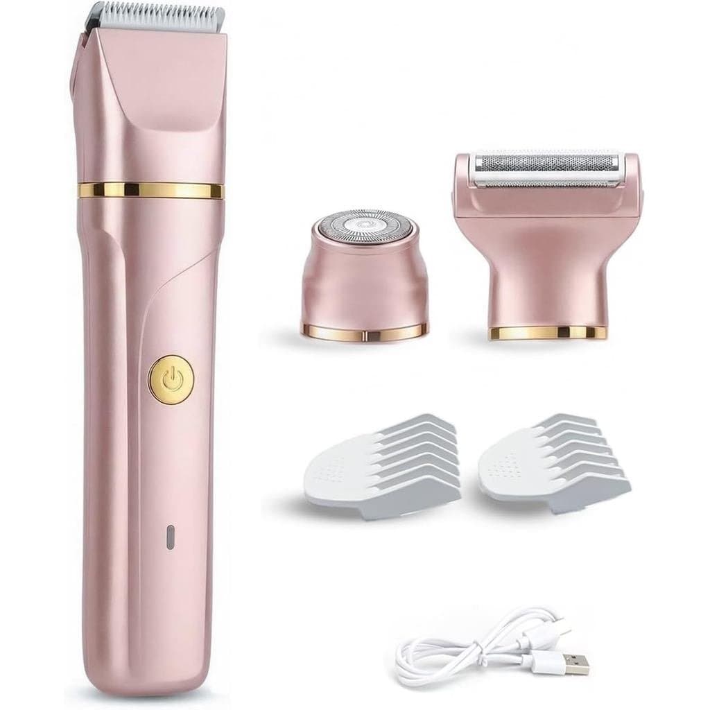 Aparelhos de Barbear Elétricos EGITERIA para Mulheres - Aparelho de Barbear Elétrico com Luz LED e Cabeça Dupla para Mul