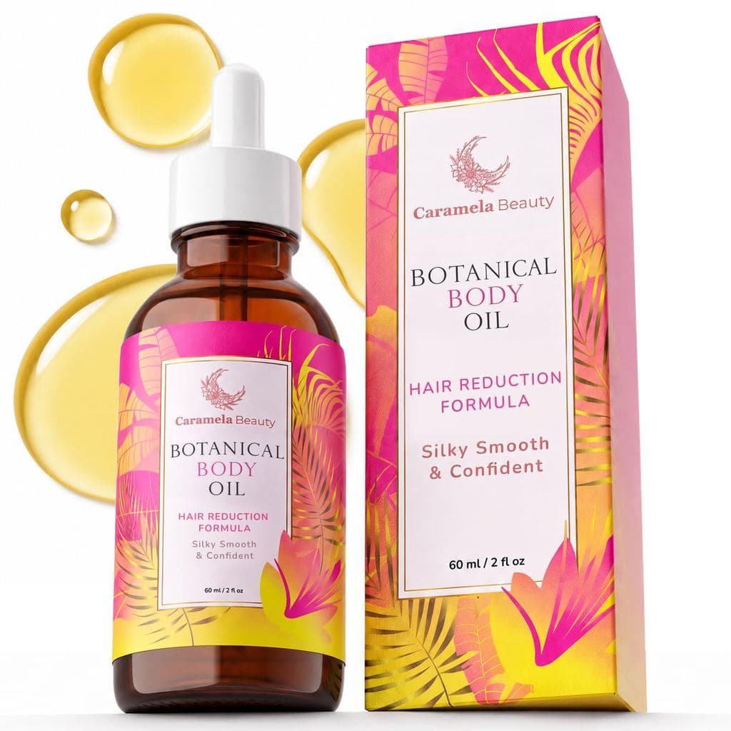 Óleo de Cyperus Rotundus, 60ml, Hidratante Pós-Barba e Pós-Depilação, Óleo Corporal Botânico com Óleos de Jojoba, Rosa M