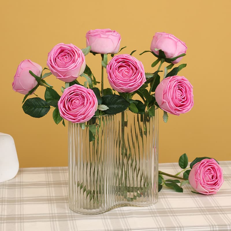Flores Artificiais Simulação Hidratante À Mão Rosa Decoração De Casamento Adereços Fotográficos Casa Chá De Falsas Arte