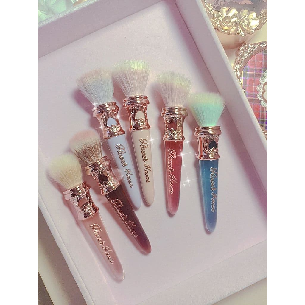 Flor sabe cisne Ballet Chocolate Rococo Blush escova ponto cor pincel de maquiagem luar sereia lã escova fofa
