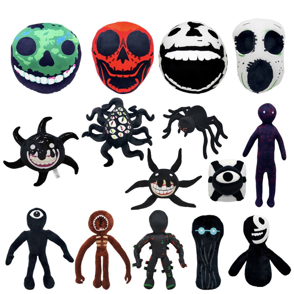 Brinquedo de pelúcia Roblox Doors, mercadoria de monstro digital do jogo