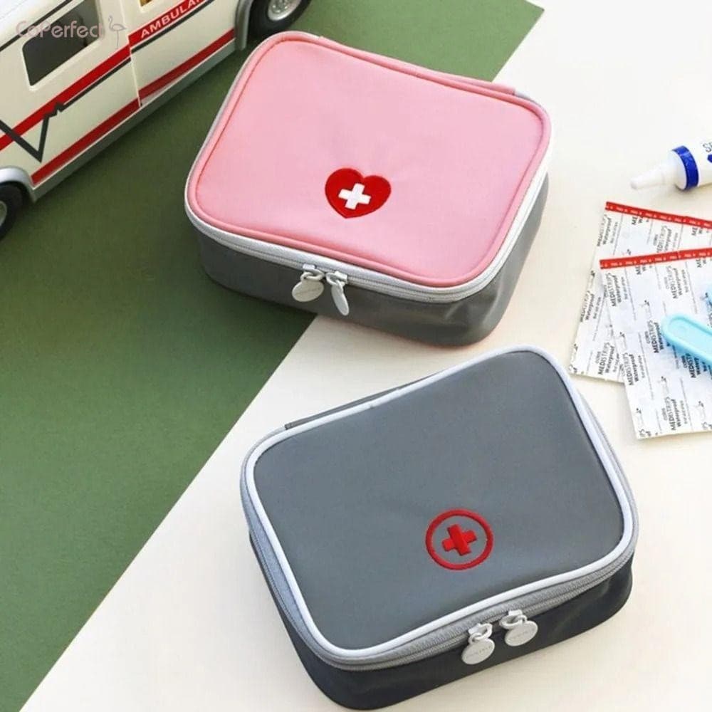 Saco De Armazenamento De Medicamentos Portátil-Organizador De Kit De Emergência De Viagem Para Uso Doméstico Ao Ar Livre