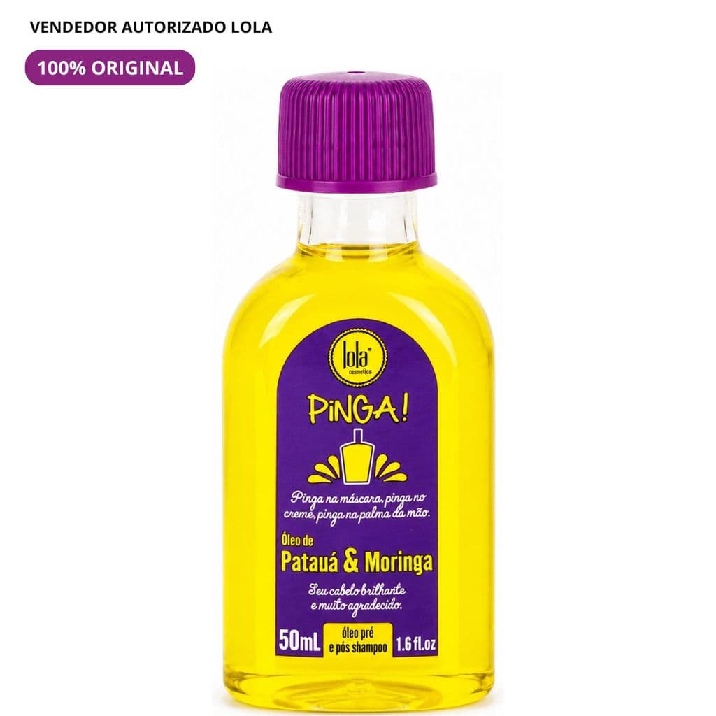 Óleo Pinga Pataua e Moringa Lola Cosmetics - 50ml
