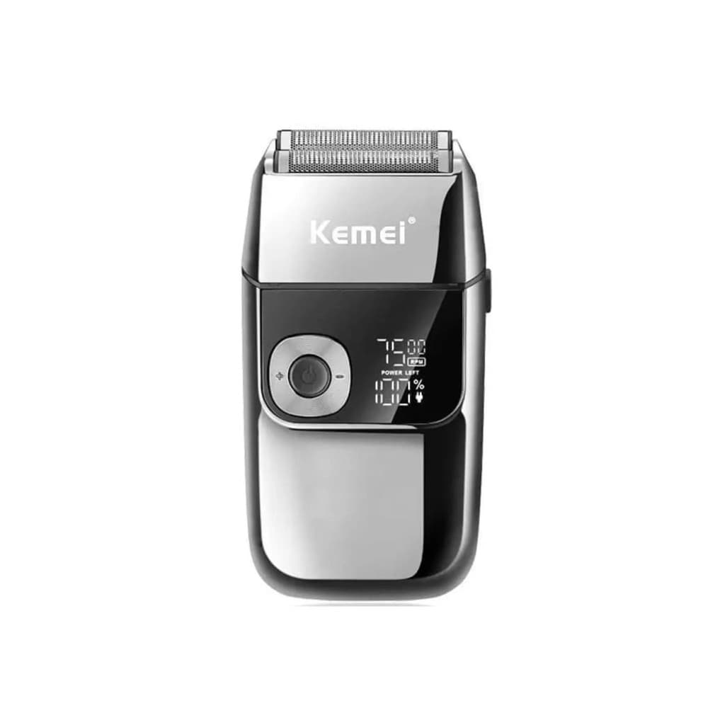 Maquina Shaver Profissional Kemei km 2028 prata