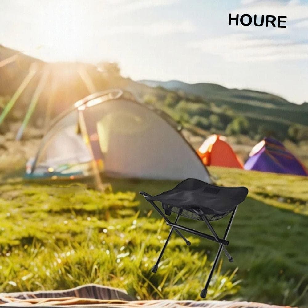 Cadeira Dobrável De Acampamento HOURE , Cadeiras De Praia De Viagem Com Suporte De Carga De Alumínio , De Pesca Portátil