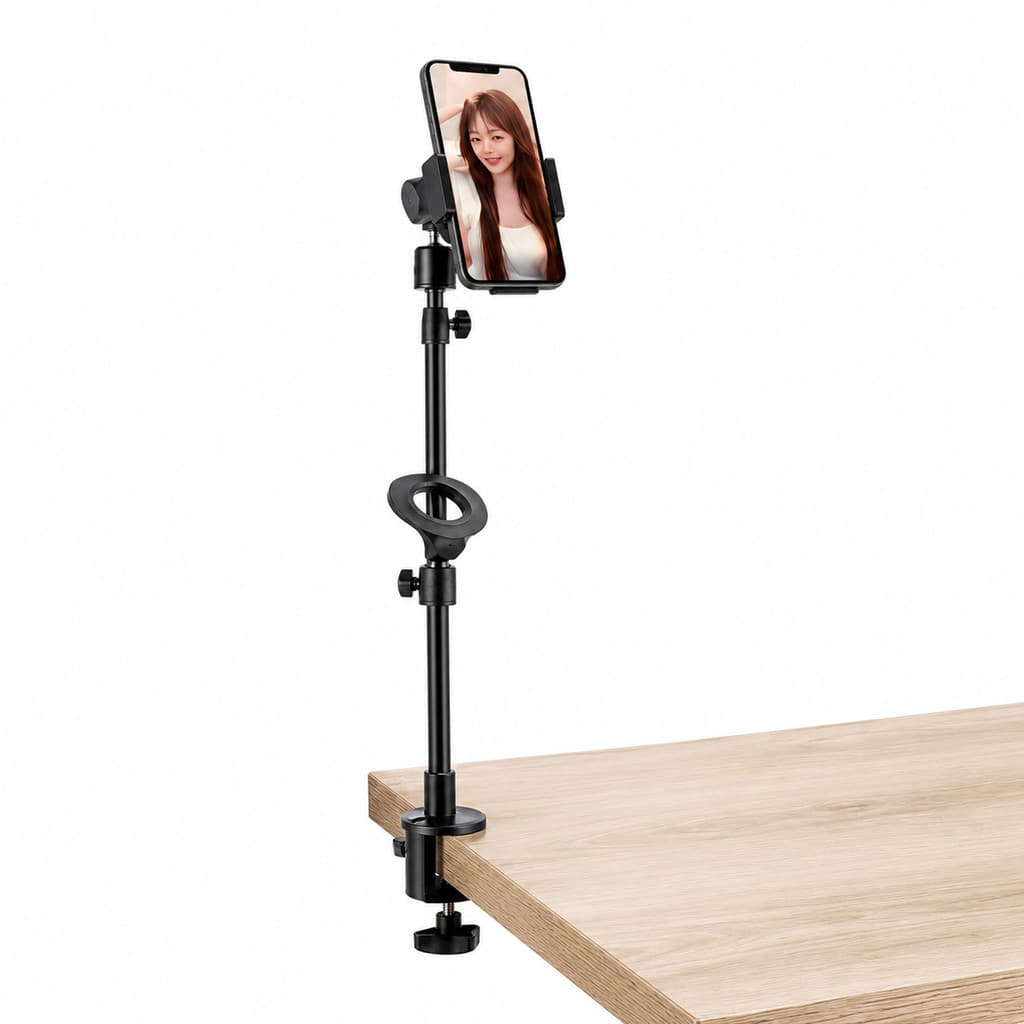 Pedestal Tripé Ring Light Microfone Para Live Ajustável Alto Podcast Live Shop Alto