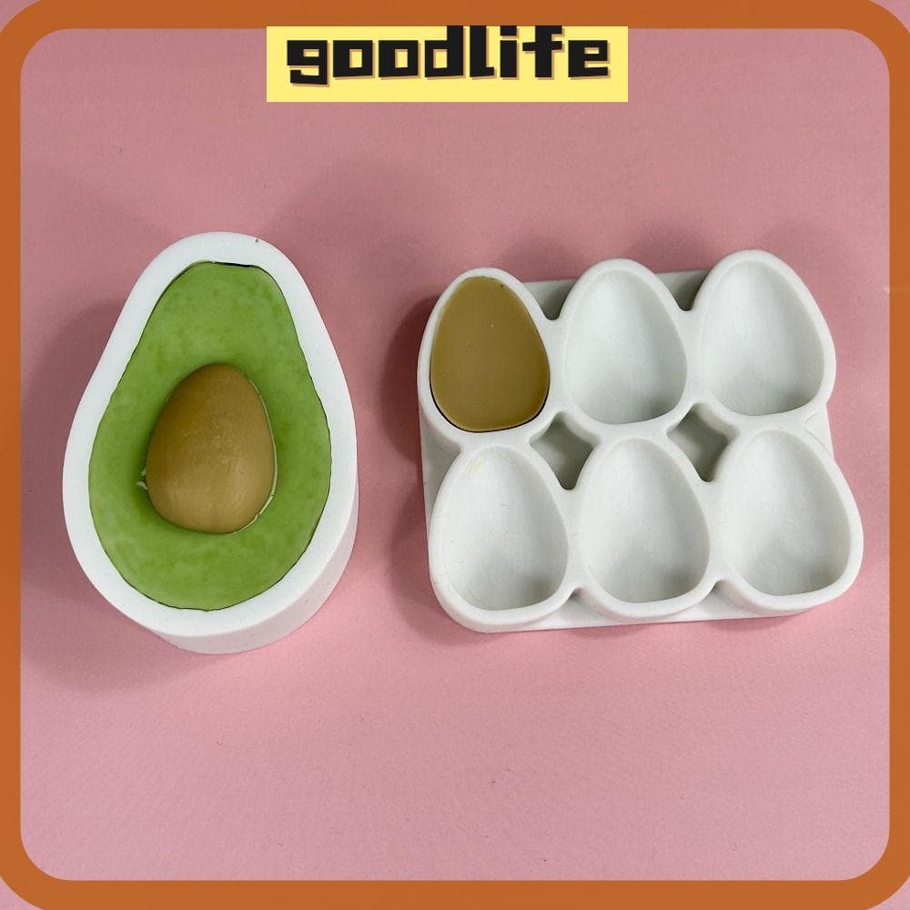 Molde De Sobremesa Em Forma De Fruta GOODLIVE , Flexível De Bolo De Mousse De Abacate Resistente Ao Calor , Sem BPA