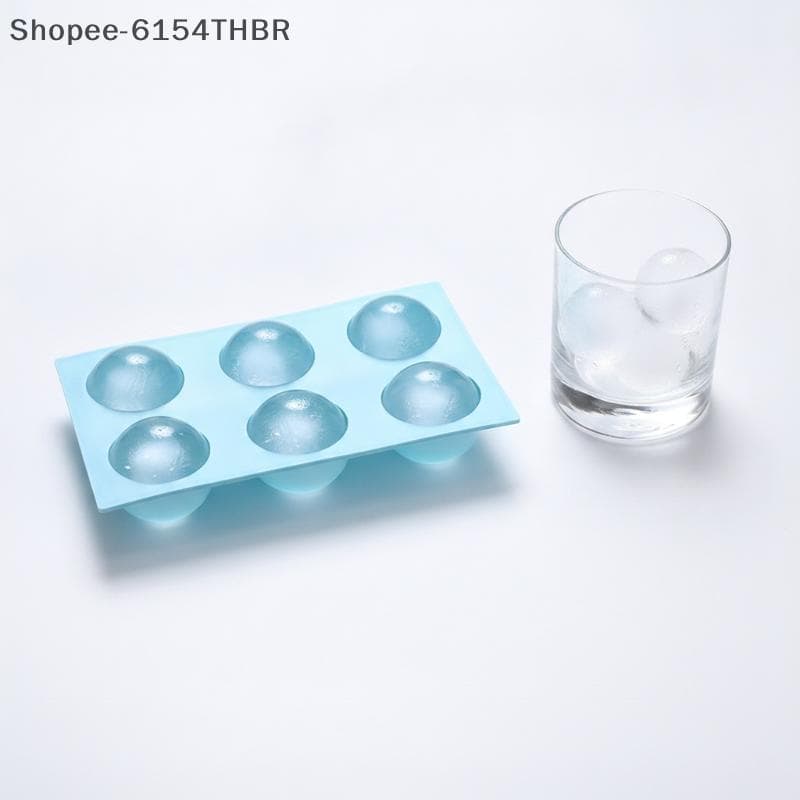 [RG] Molde Redondo De Silicone Com 6 Cavidades , Sem BPA , Resistente Ao Calor , Para Fondant , Biscoito , Chocolate , C