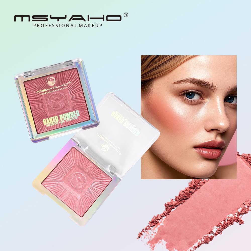 Paleta de Sombras e Blush Mini | Acabamento Perolado e Fosco | Tom Leite Chá | Compacta e Portátil