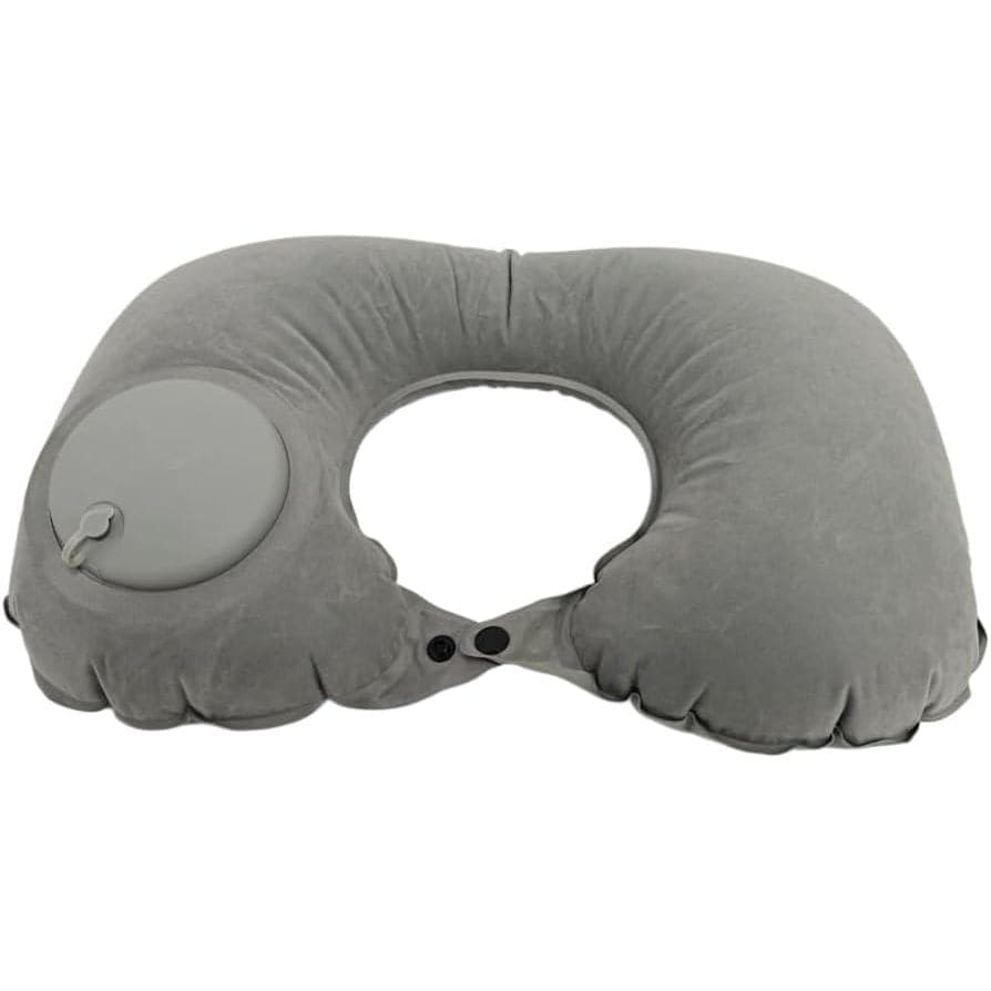 Almofada Inflável Portátil em Forma de U para Viagem - Protege Seu Pescoço Durante Viagens de Carro ou Avião