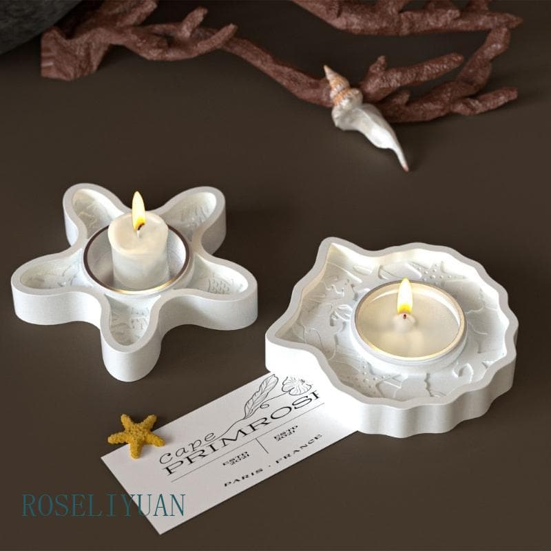 Acessório Molde Suporte Silicone Reutilizável ROS Gesso Argila Resina Epóxi Para Criações Artísticas