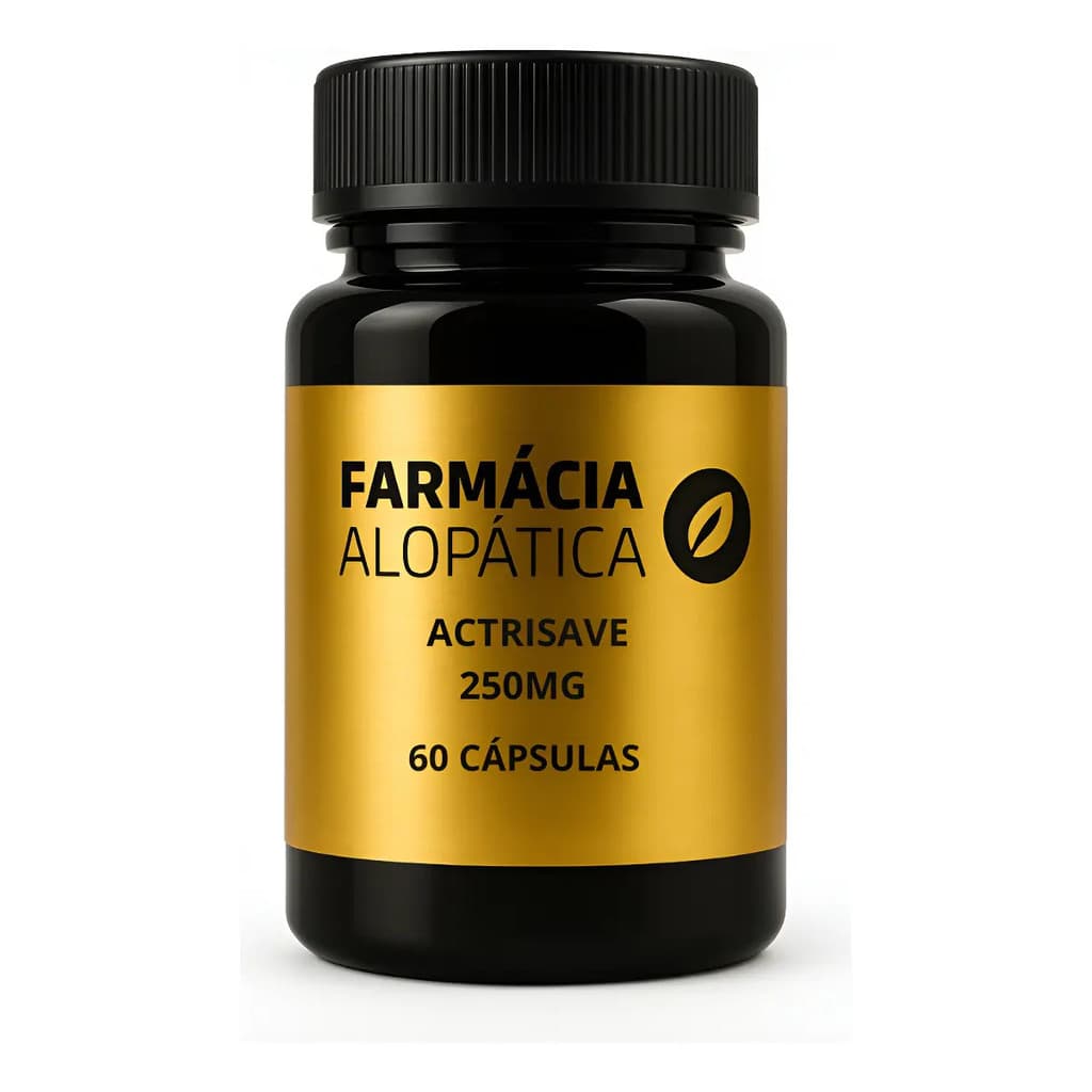 Suplemento Actrisave 250mg 60 Cápsulas Antiqueda Sem Sabor