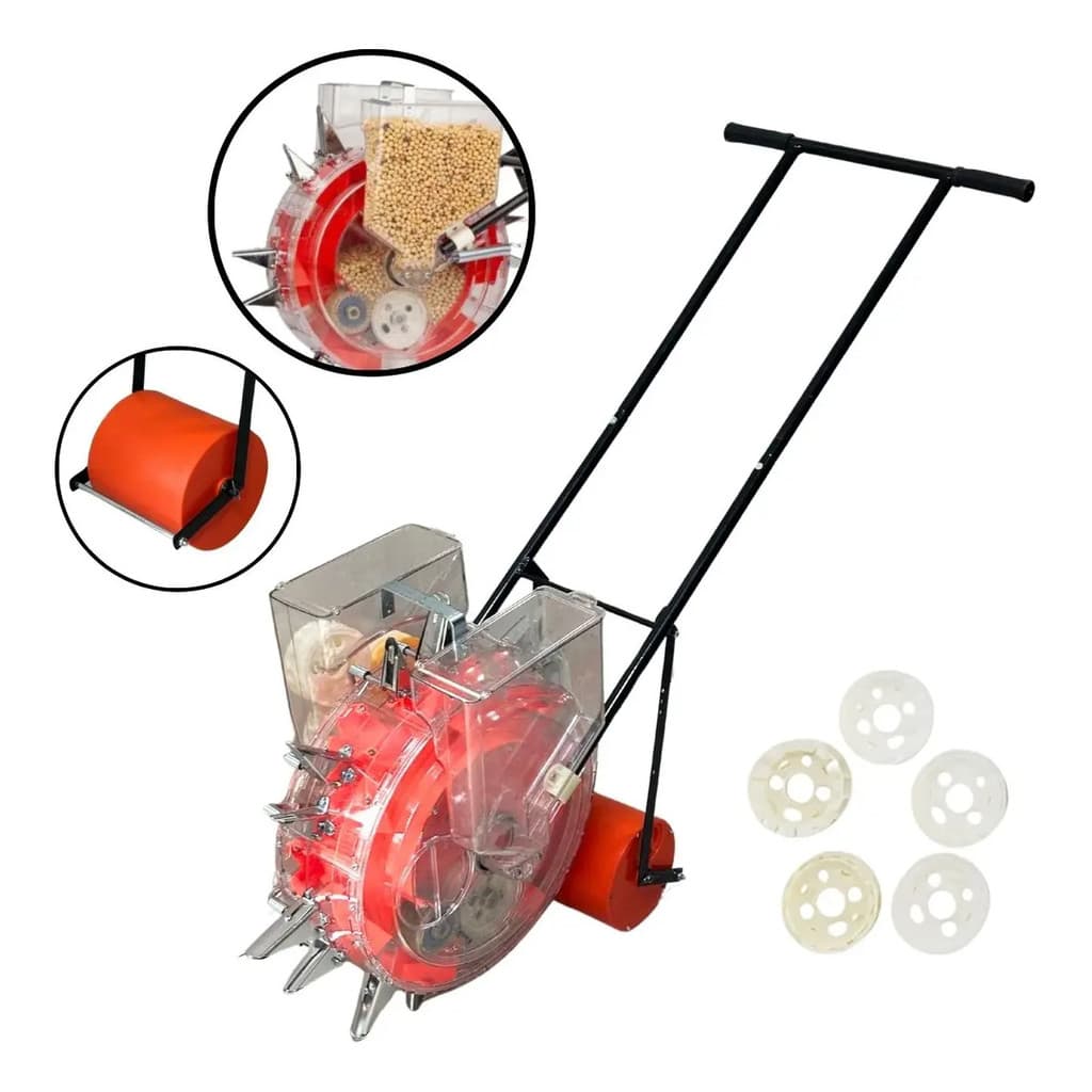 Plantadeira Adubadeira Manual 3kg Importway IWAS009 14 Bicos Milho Soja