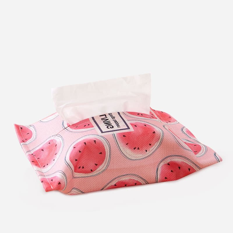 Huifeng Xinjia estilo japonês fresco algodão linho capa de tecido simples sala estar jantar saco tecido caixa tecido pap