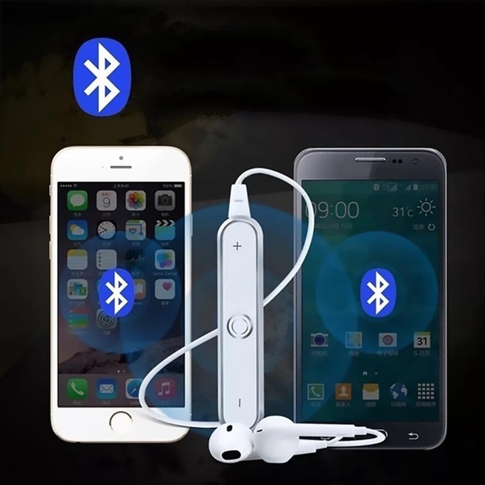 Fone de Ouvido sem Fio Bluetooth 5.0 Intra-Auricular Esportivo S6