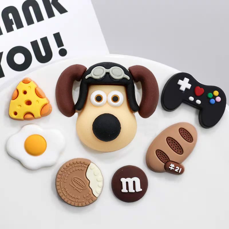 Novo estilo on-line raquete amortecedor bonito dos desenhos animados filhote de cachorro raquete de tênis acessórios amo